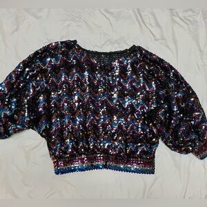 Vintage Women’s sequin shirt